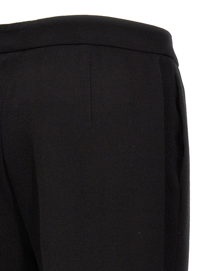 Moschino Black Viscose Dress Pants