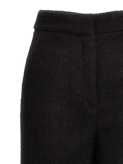 Moschino Black Wool Cropped Pants