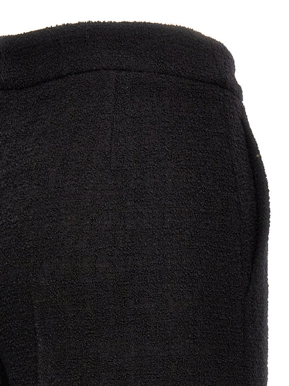 Moschino Black Wool Cropped Pants