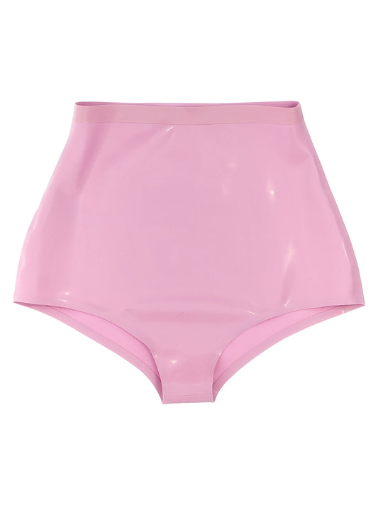 Underpants Briefs by Maison Margiela for women in lurex multicolor & pink features an cute silhouette that elegantly highlights the cute design of this Women's High Rise Lurex Underpants Briefs.