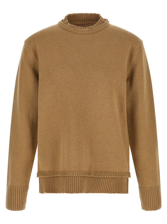 Maison Margiela Beige Wool Cardigan