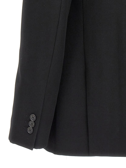 Off-White Black Virgin Wool Blazer