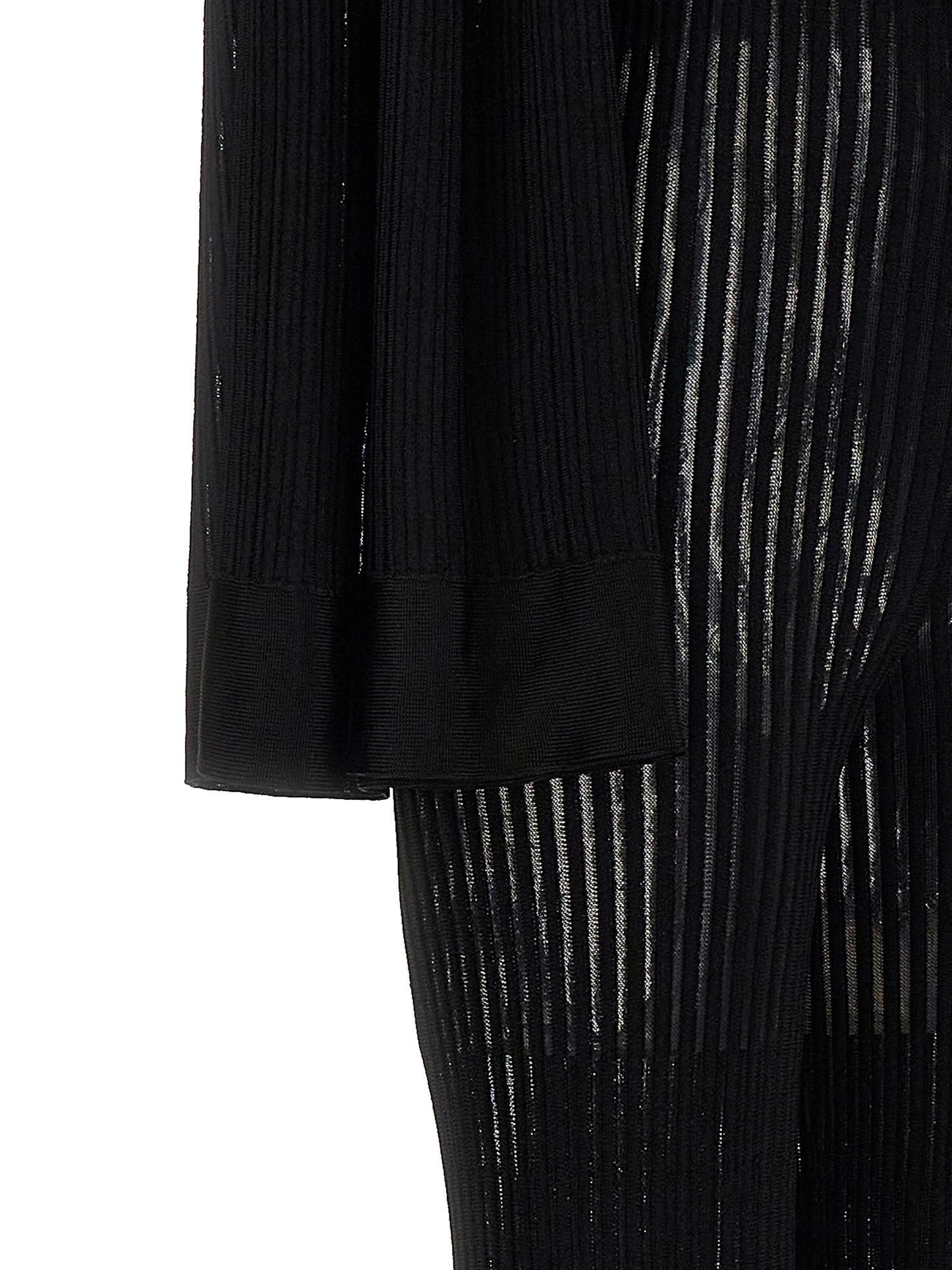ANTONINO VALENTI Black Viscose Jumpsuit