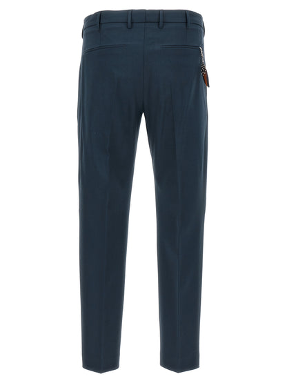 PT Torino Blue Virgin Wool Dress Pants
