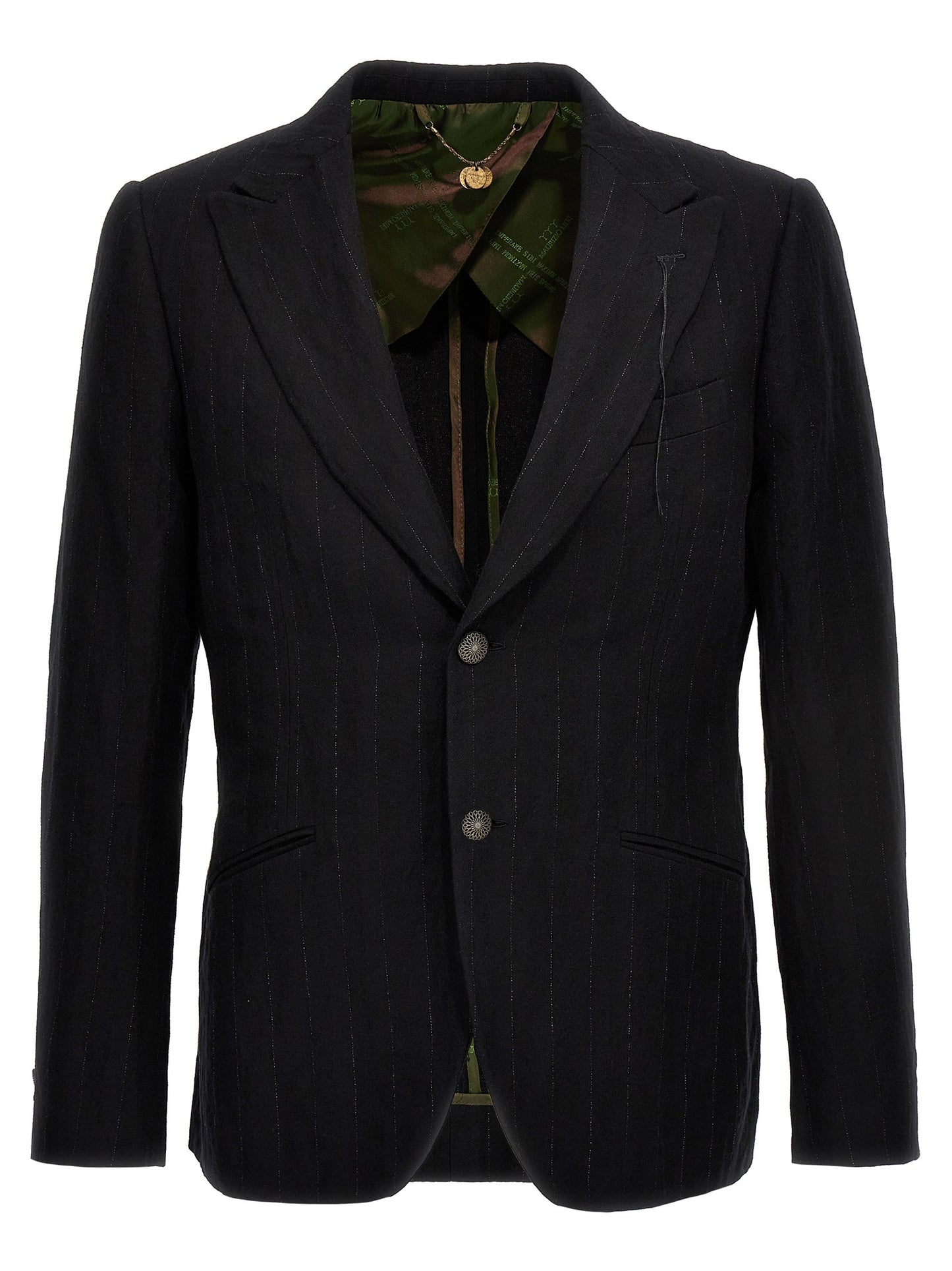 MAURIZIO MIRI Black Cotton Blazer