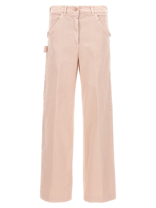 Cargo Pants by NUDE for women in cotton multicolor, nude & pink features an smart casual straight-leg and long, expertly tailored with a and smart casual utilitarian details for a sophisticated look.