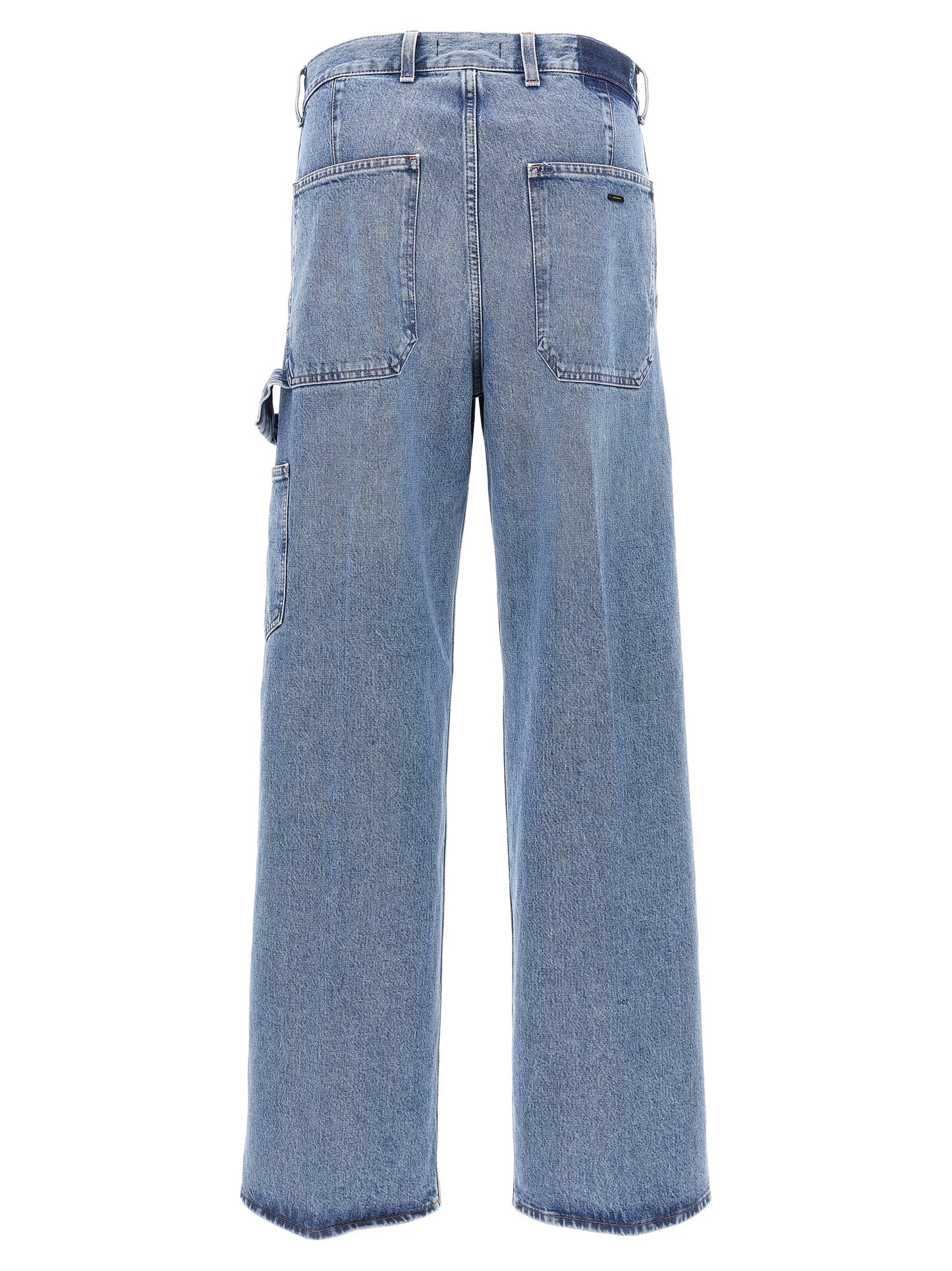 Made in Tomboy Blue Cotton Relaxed Fit Jeans