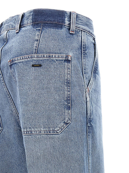 Made in Tomboy Blue Cotton Relaxed Fit Jeans