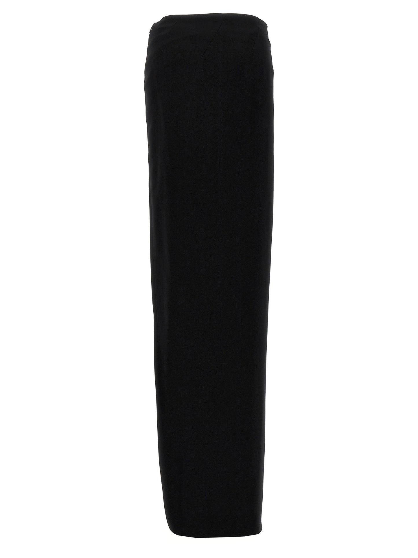 Ann Demeulemeester Black Lamb Leather Mini Skirt