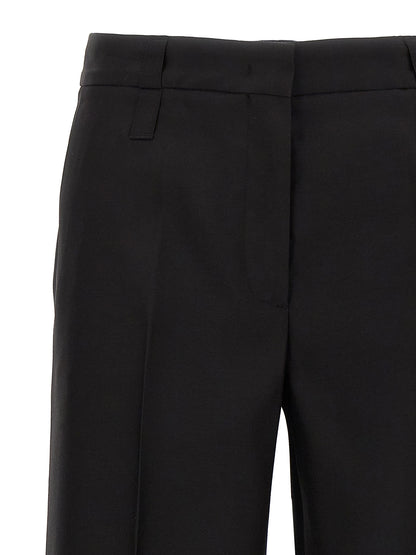 CELLAR DOOR Black Virgin Wool Dress Pants
