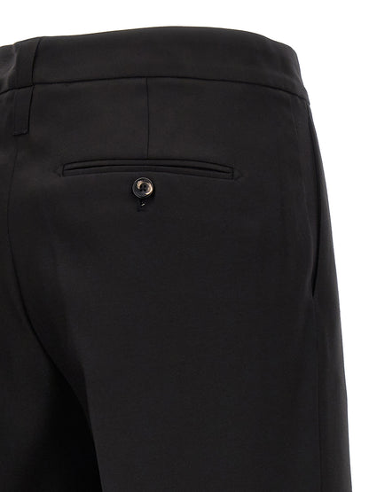 CELLAR DOOR Black Virgin Wool Dress Pants