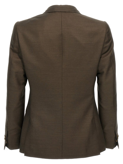 MAURIZIO MIRI Bicolor Wool Blazer