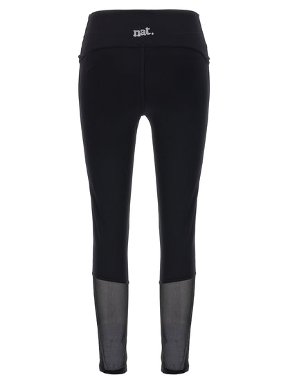 NOT AFTER TEN Black Polyamide Leggings