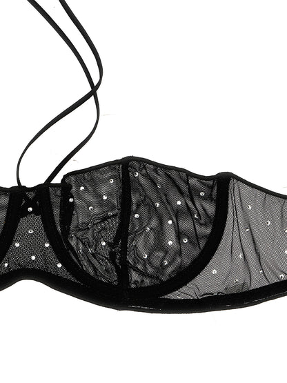 Oséree Black Polyamide Lingerie