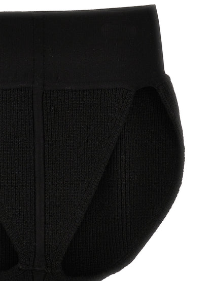 Rick Owens Black Cashmere Briefs