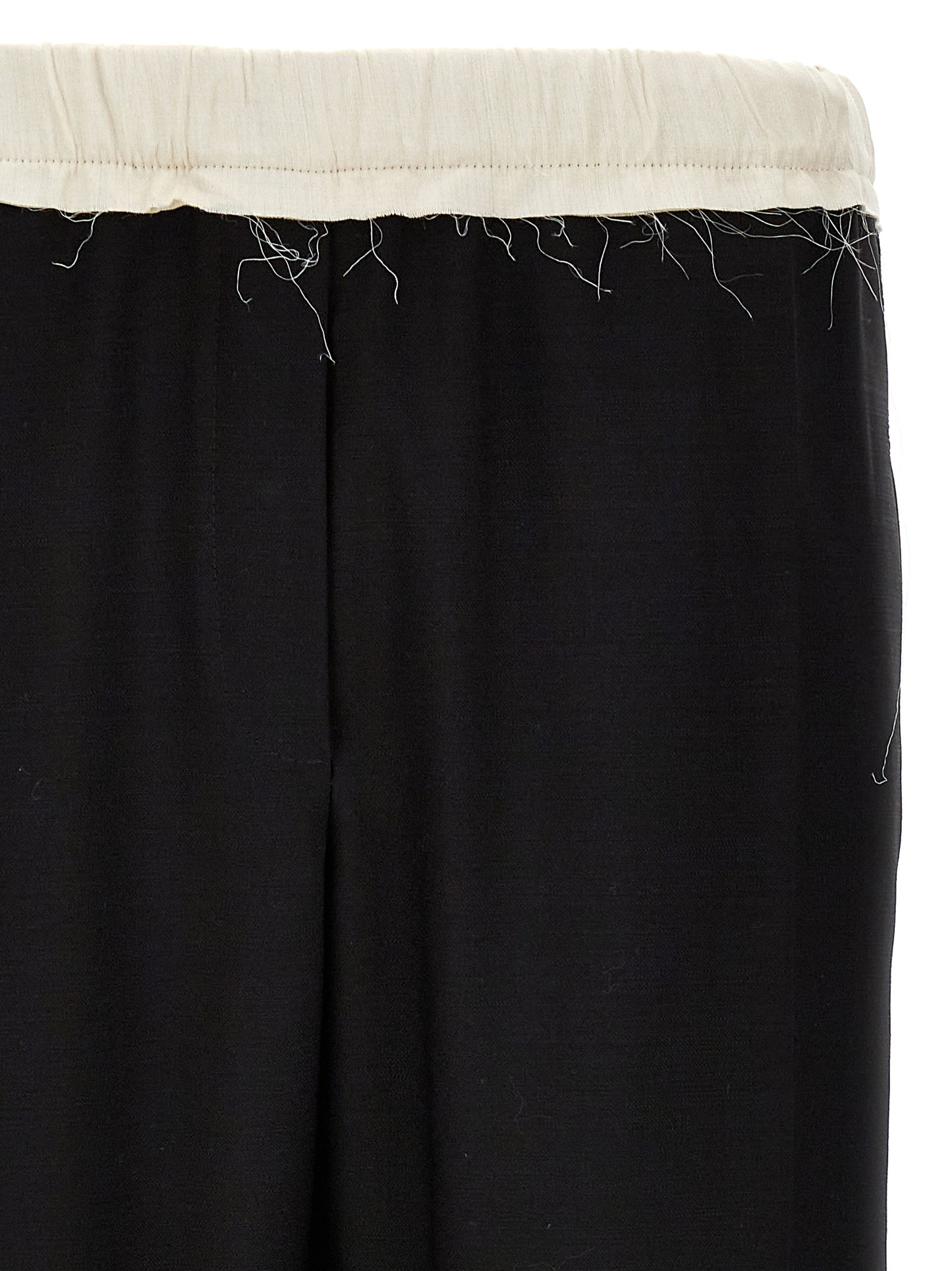 WALES BONNER Bicolor Wool Casual Pants