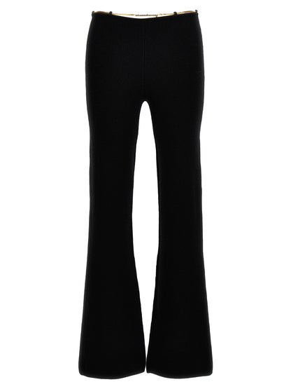 Alexander Wang Black Wool Casual Pants
