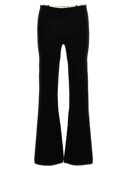 Alexander Wang Black Wool Casual Pants