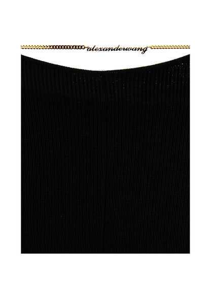 Alexander Wang Black Wool Casual Pants