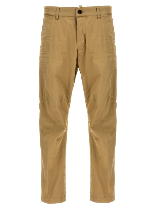 Dsquared² Beige Cotton Chino Pants
