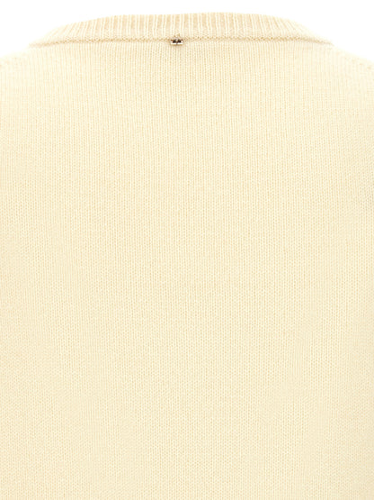 Sportmax Bicolor Wool Sleeveless Jacket