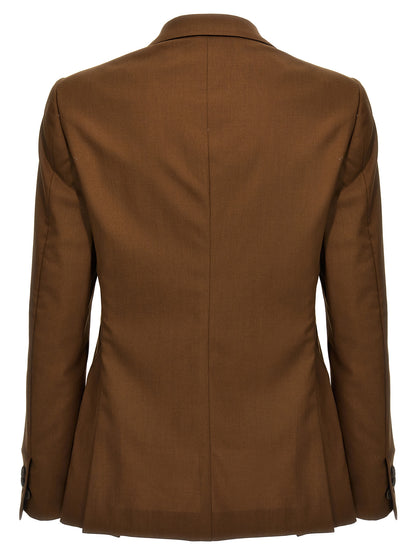 MAURIZIO MIRI Brown Wool Blazer