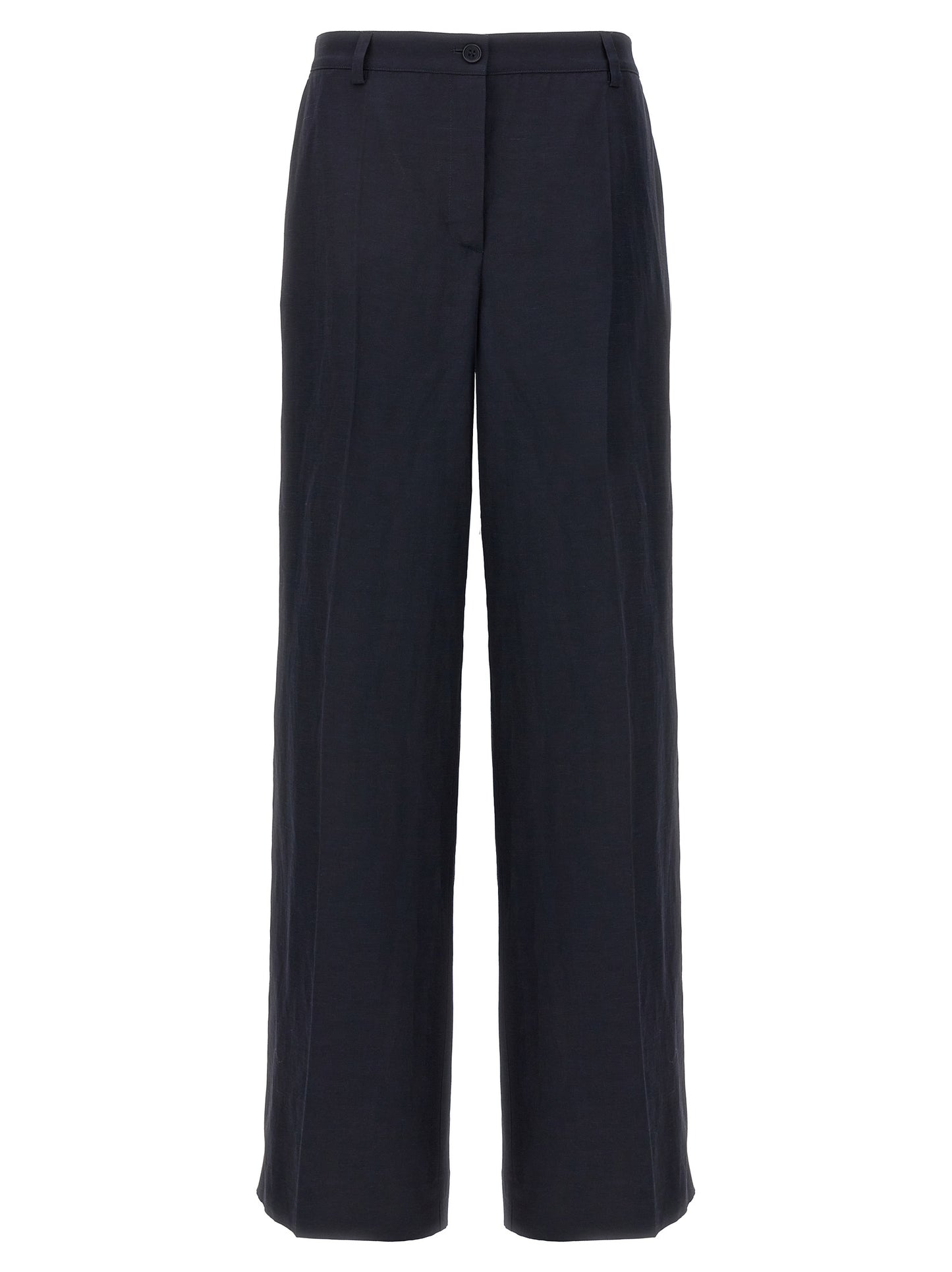 P.A.R.O.S.H. Blue Viscose Casual Pants