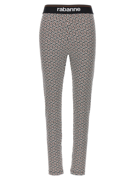 Paco Rabanne Multicolor Viscose Leggings