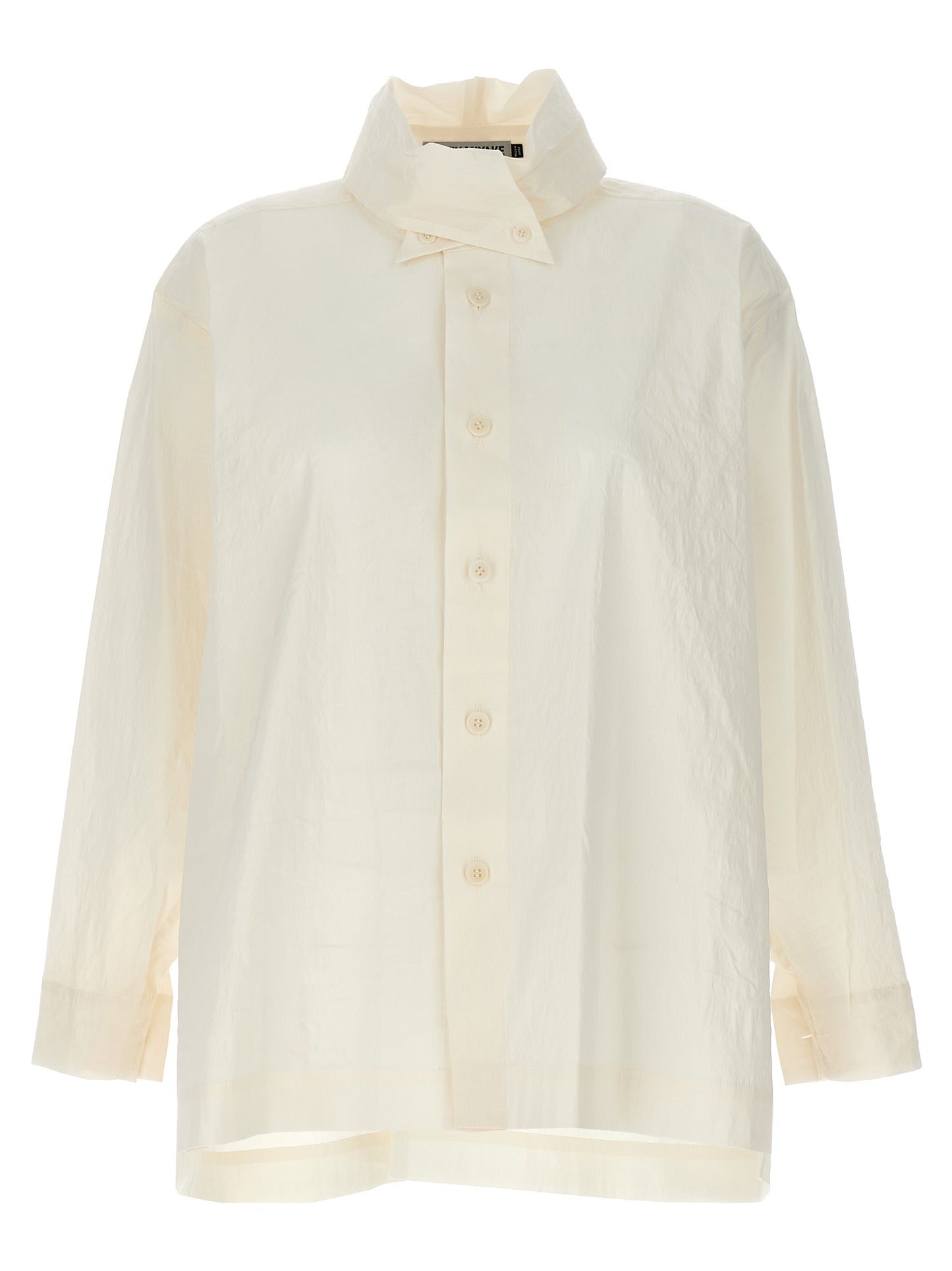 Issey Miyake White Fibers Blouse
