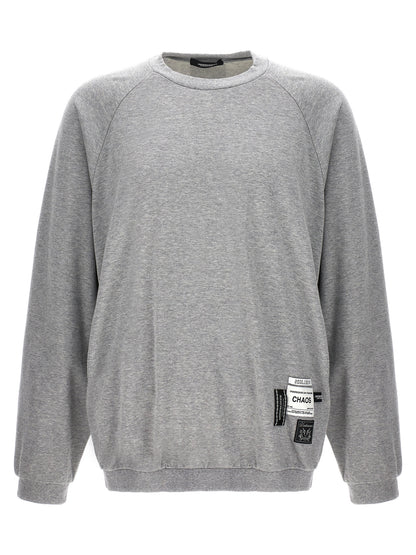 Undercover Gray Cotton Sweatshirt