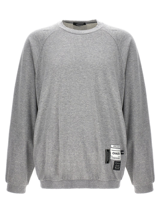 Undercover Gray Cotton Sweatshirt