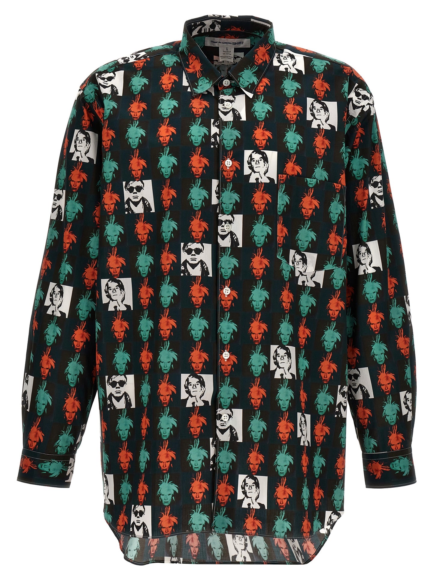 Comme Des Garçons Multicolor Cotton Blouse