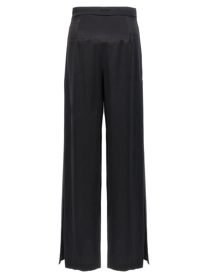 Max Mara Black Silk Casual Pants