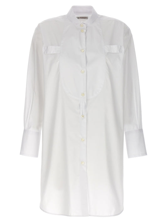 Alberto Biani White Cotton Blouse