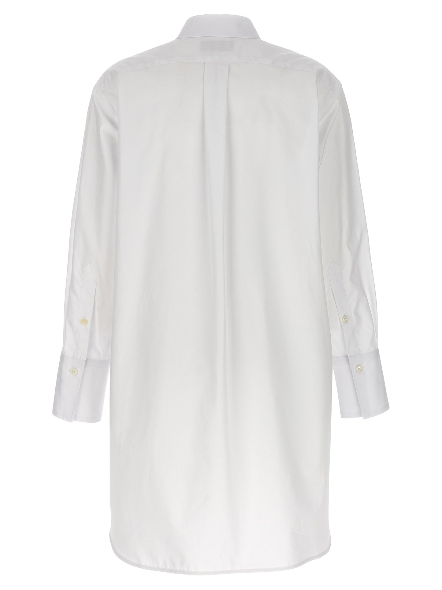 Alberto Biani White Cotton Blouse