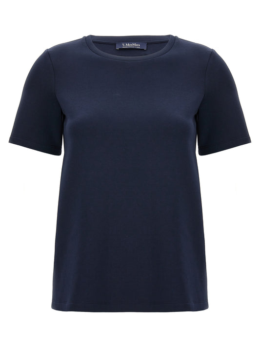 S Max Mara Blue Cotton T-Shirt