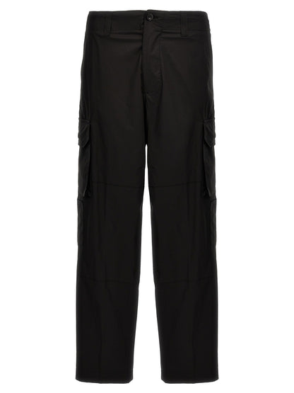Department 5 Black Cotton Cargo Pants