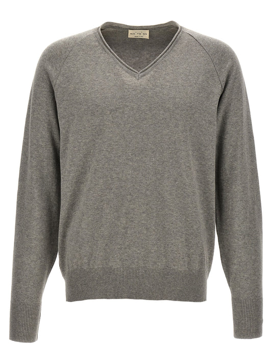 MA'RY'YA Gray Cotton Cardigan