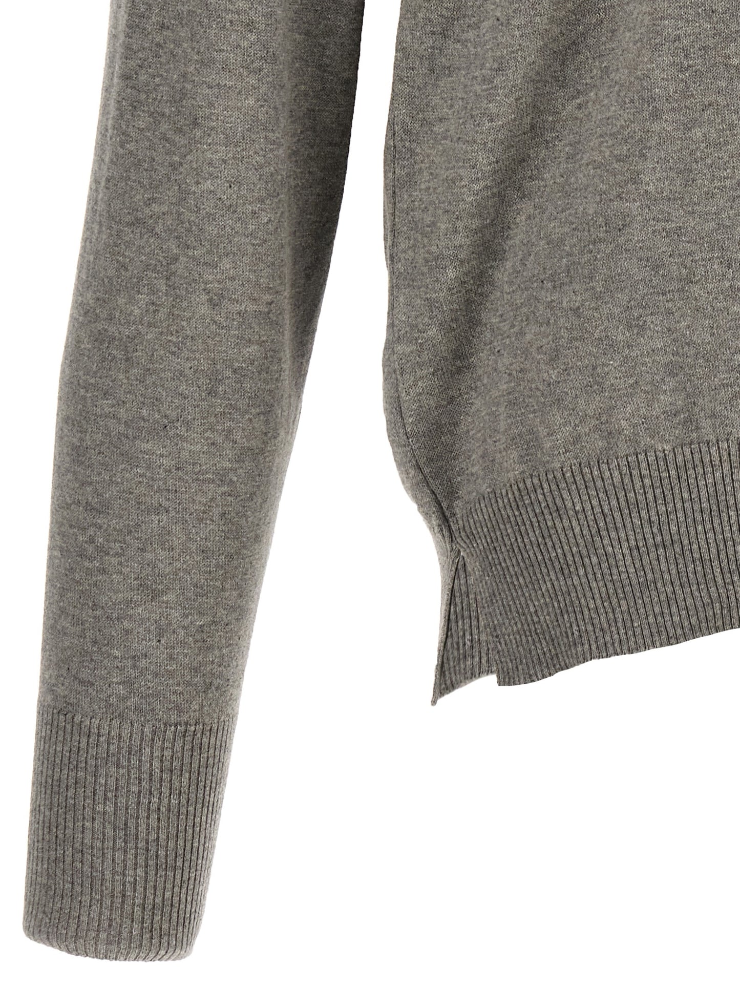 MA'RY'YA Gray Cotton Cardigan