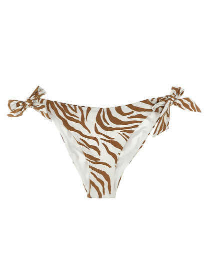 Max Mara Beige Polyamide Swim Briefs