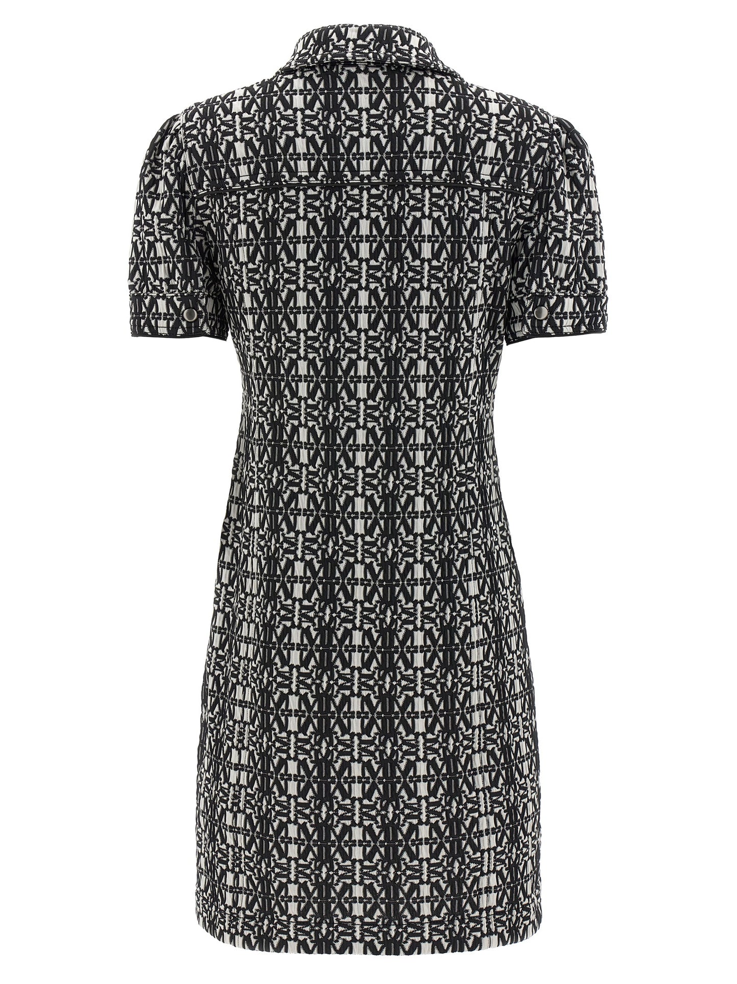 Max Mara Bicolor Polyester Short Dress