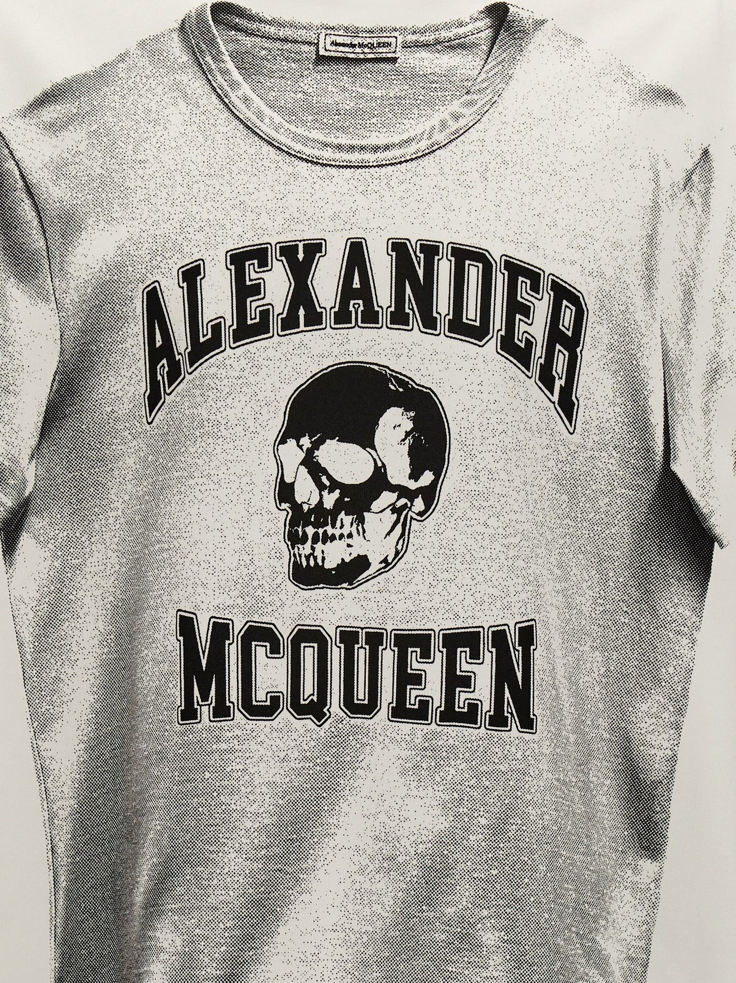 Alexander McQueen Bicolor Cotton T-Shirt