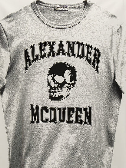 Alexander McQueen Bicolor Cotton T-Shirt