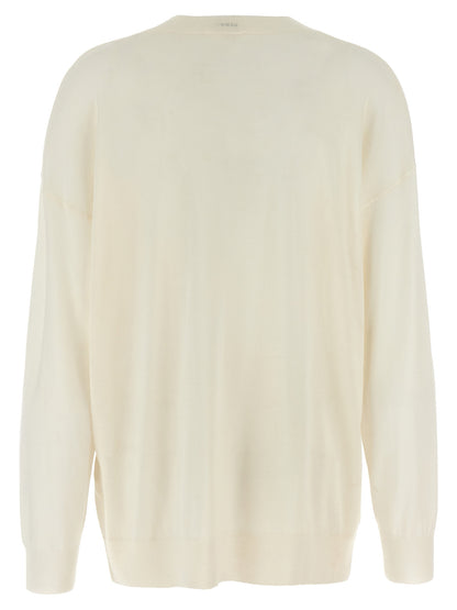 P.A.R.O.S.H. White Wool Cardigan