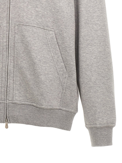 Brunello Cucinelli Gray Cotton Sweatshirt