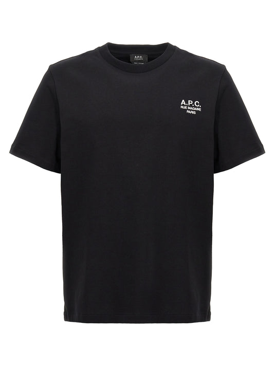 A.P.C. Black Cotton T-Shirt
