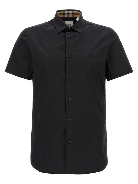 Burberry Black Cotton Blouse