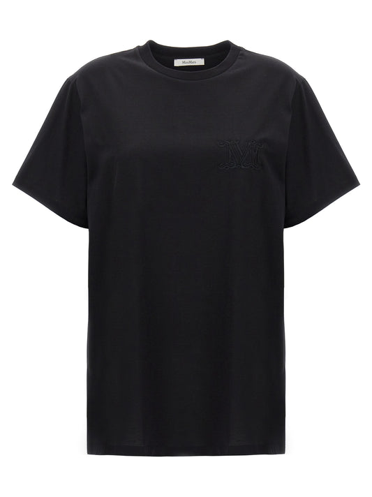 Max Mara Black Cotton T-Shirt