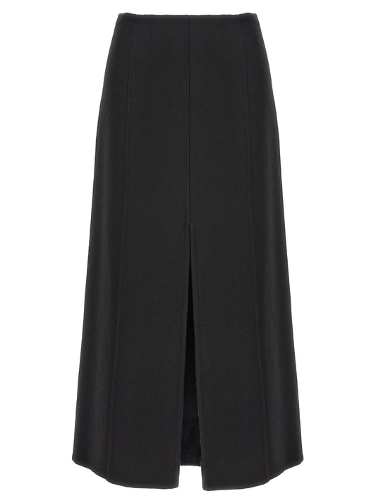 Ermanno Scervino Black Virgin Wool Mini Skirt