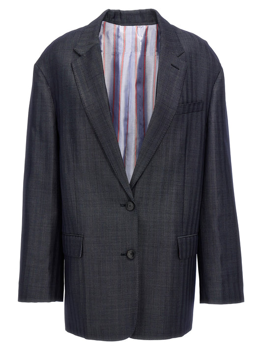 Etro Blue Wool Blazer